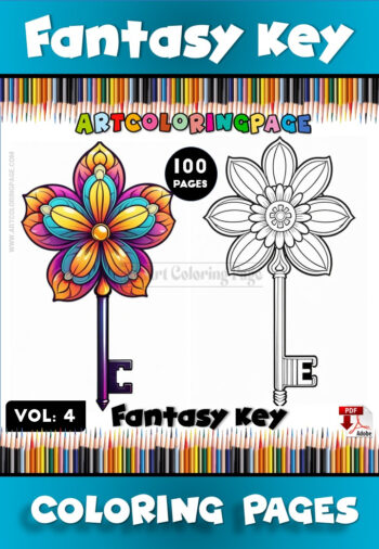 Color Key Coloring Pages Vol. 4 – Unlock Your Creativity