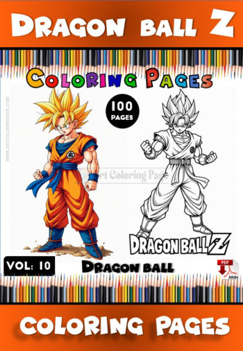 Dragon Ball Coloring Vol. 10 – Power Up Your Creativity