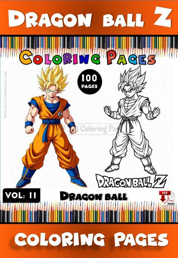 Coloring Book Dragon Ball Z Vol11 Unleash Your Inner Saiyan