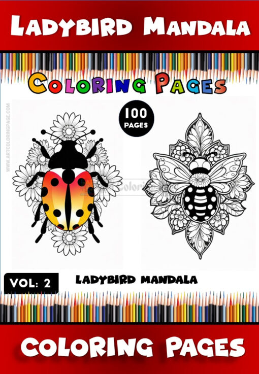 Coloring Book Ladybird Vol. 2 – Adorable and Relaxing Fun
