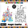Coloring Castle Coloring Pages Vol. 4 – Explore a Magical of Creativity