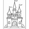 Coloring Castle Coloring Pages Vol. 4 – Explore a Magical of CreativityDiapositive4