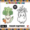 Coloring Pages for Vegetables Vol. 3 – Fun and Creative Learning