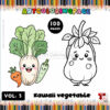 Coloring Pages for Vegetables Vol. 3 – Fun and Creative Learning