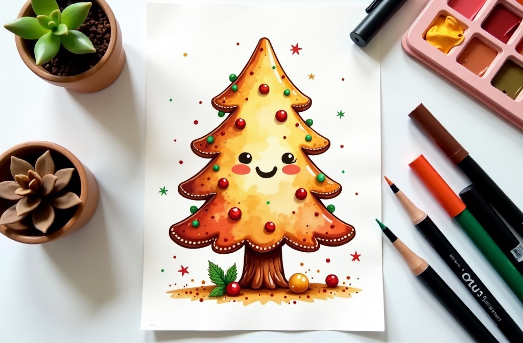 Coloring Pictures of a Christmas Tree Festive Fun for All Ages-2464610940