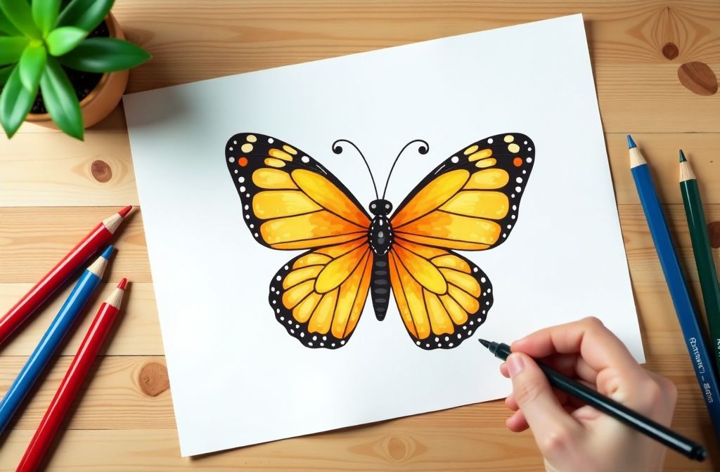 Discover the Beauty of Adult Coloring Page Butterfly Designs