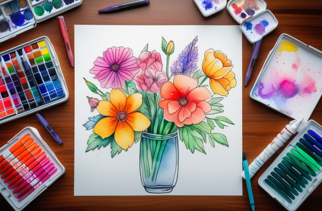 Discover the Beauty of Adult Coloring Pages with Flowers
