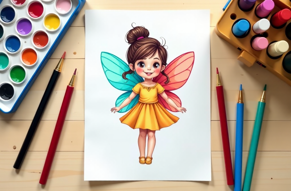 Discover the Magic of Fairy Coloring Pages Printable