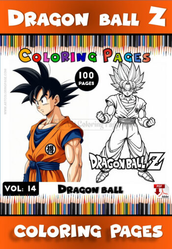 Dragon Ball Coloring Pictures Vol14 Bring the World of Dragon Ball to Life