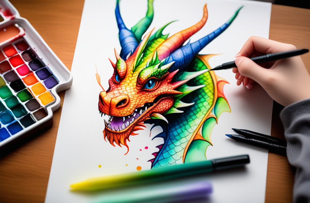 Dragon Coloring Pages A Creative and Magical Escape