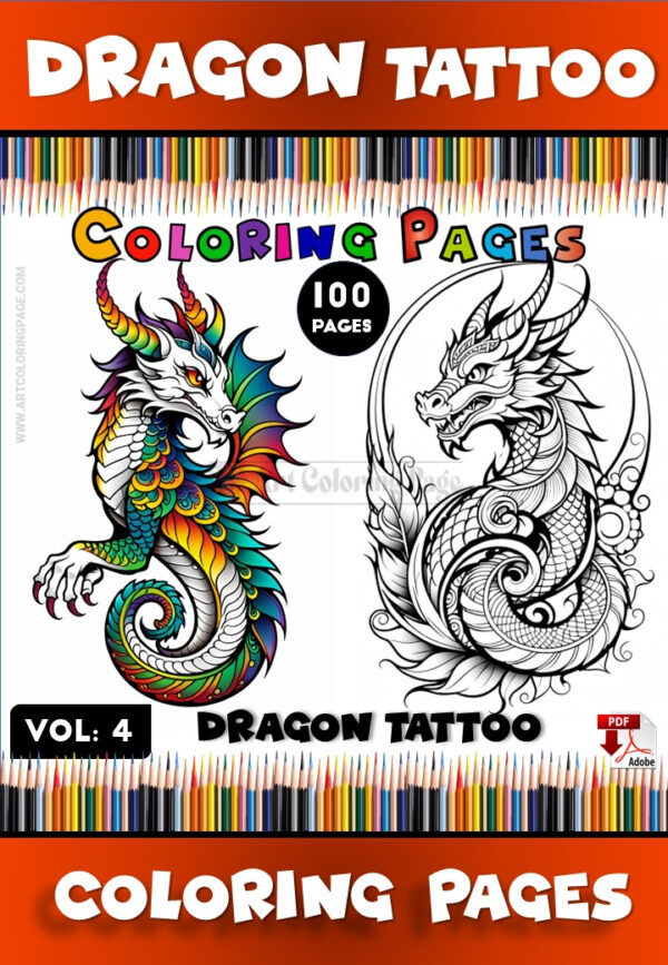 Dragon Tattoo Designs Vol.4 Bold and Mythical Art to Inspire
