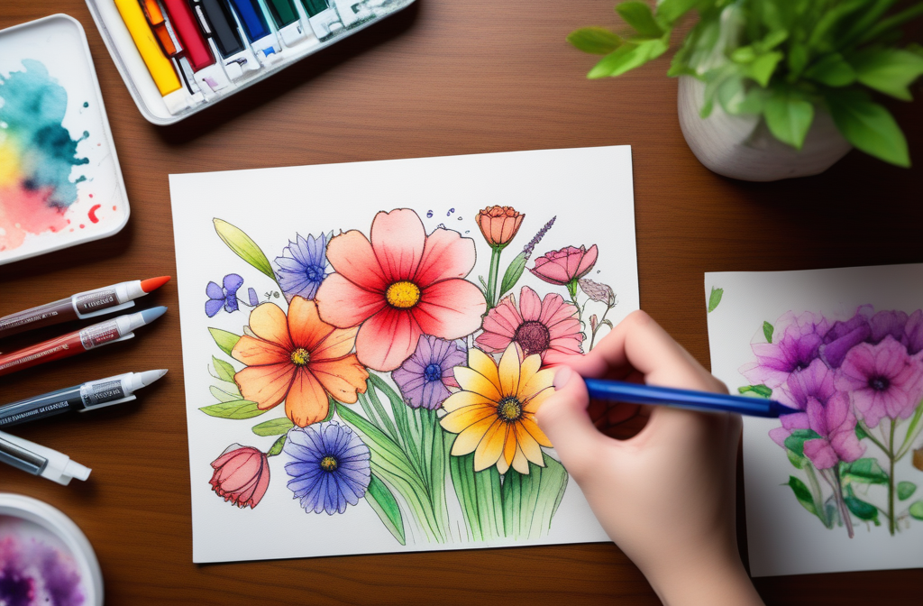 Explore the Beauty of Realistic Flower Coloring Pages