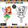 Fairy Printables Coloring Pages Vol 5 – Magical and Creative
