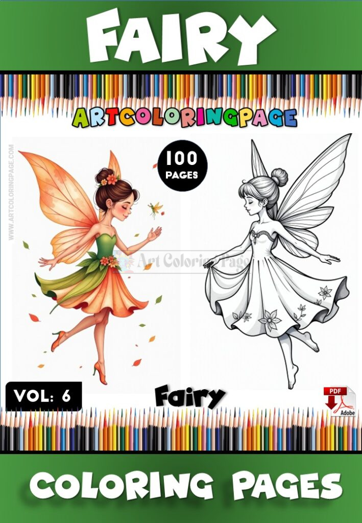 Fairy Skin Color for All Ages Vol. 6 – Creative and Inclusive Coloring Fun