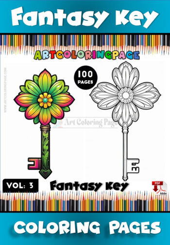 Key Coloring Pages Vol. 3 – Unlock Endless Creativity