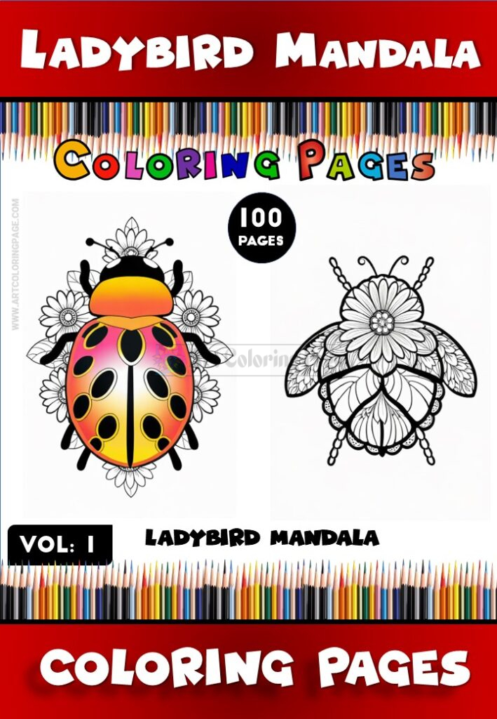 Ladybird Coloring Pages Vol. 1 – Fun and Creative Coloring for All Ages