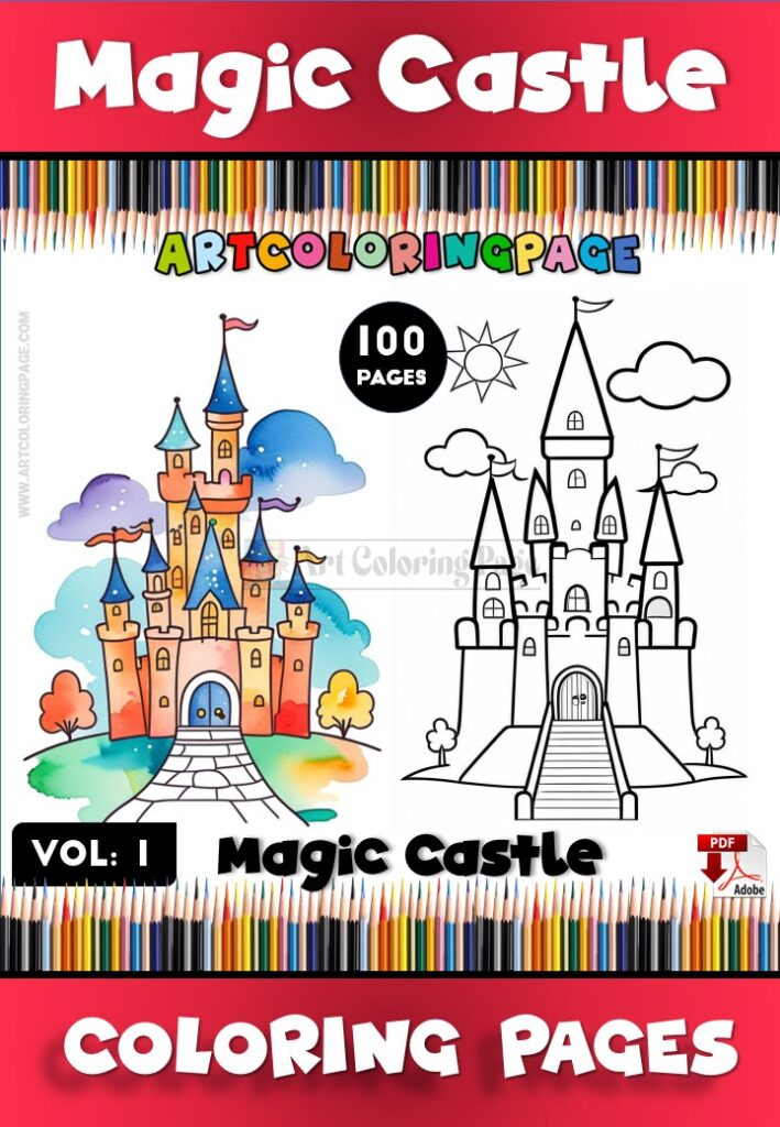 Magic Castle Coloring Book Vol. 1 – Enter a World of Fantasy and Creativity