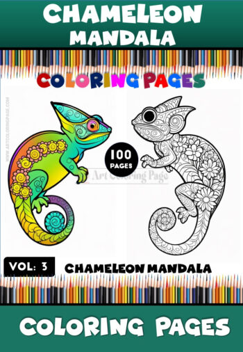 Mandala Chameleon Book Vol. 3 – A Creative Journey into the Wild