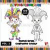 Mardi Gras Coloring Pages Vol.2 – Celebrate the Festive Spirit