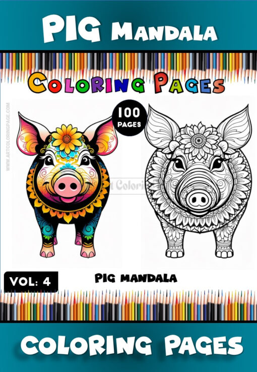 Peppa Pig Mandala Art Vol. 4 – Fun and Creative Coloring for All Ages