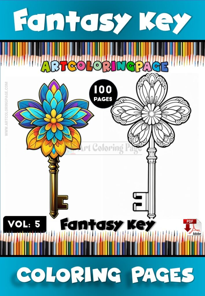 Printable Key for Kids Vol. 5 – Fun and Creative Coloring Pages