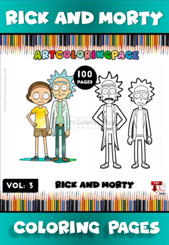 Rick and Morty Coloring Vol. 3 – More Interdimensional Fun Awaits!