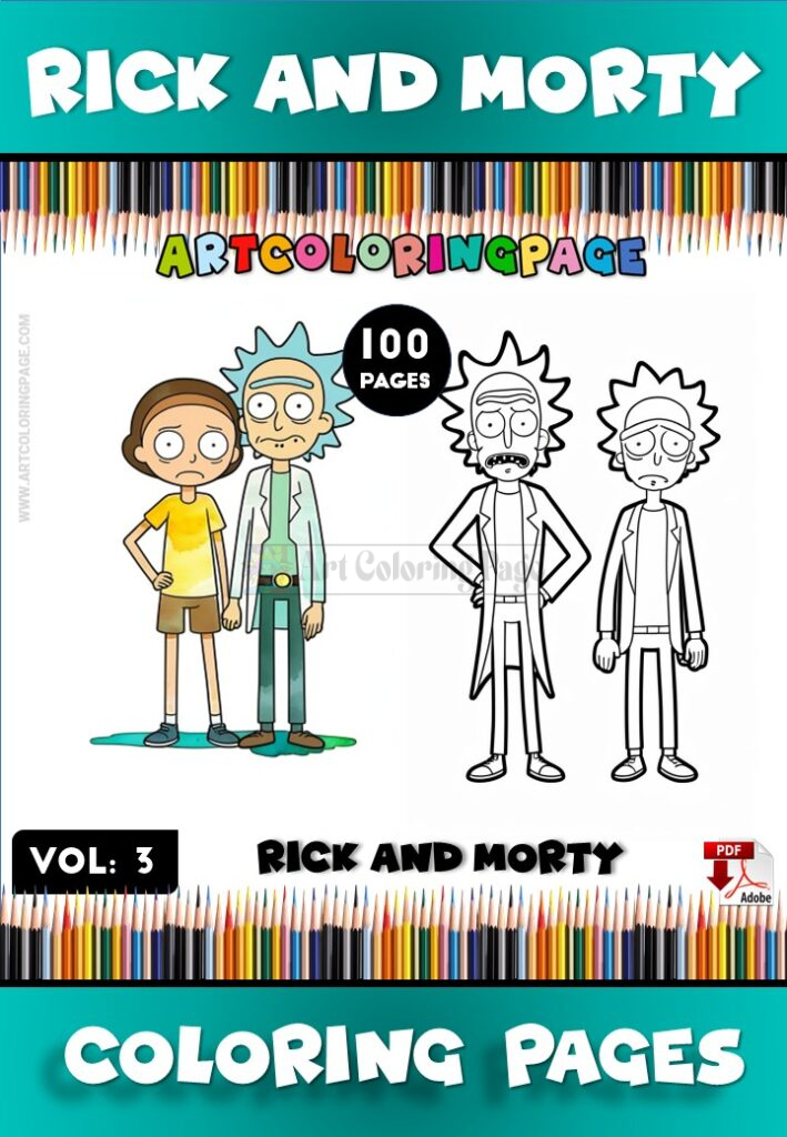Rick and Morty Coloring Vol. 3 – More Interdimensional Fun Awaits!