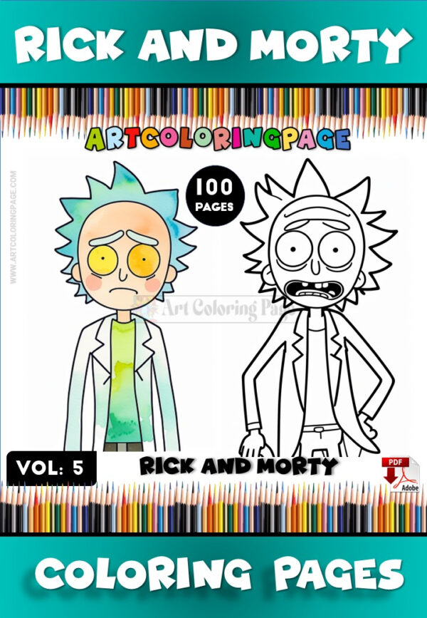 Rick and Morty Colors Vol. 5 – Get Creative in the Multiverse