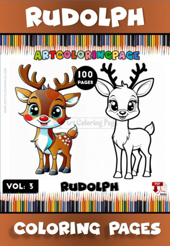 Rudolph Images Coloring Book Vol.3 – Bring the Magic of Christmas to Life