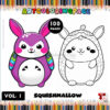 Squishmallow Coloring Pages Vol. 1 Adorable Fun for All AgesDiapositive1