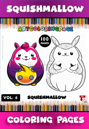 Squishmallow Coloring Sheets Vol. 6 – Endless Adorable Fun