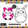 Squishmallows Coloring Pages Vol. 2 More Adorable Fun Awaits