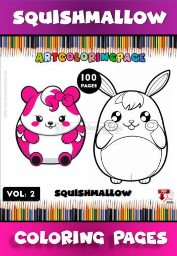 Squishmallows Coloring Pages Vol. 2 More Adorable Fun Awaits