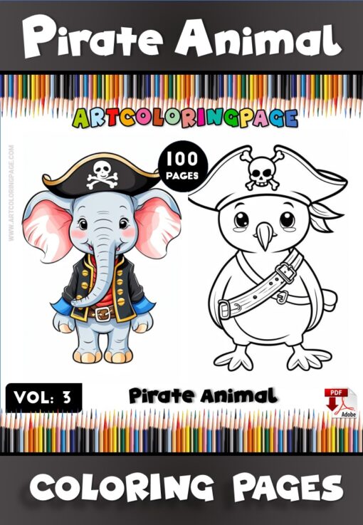 Unleash Your Inner Artist with Anime Pirates Coloring Book Vol. 3!