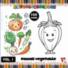 Vegetable Coloring Pages Vol. 1 – Fun and Healthy Creativity