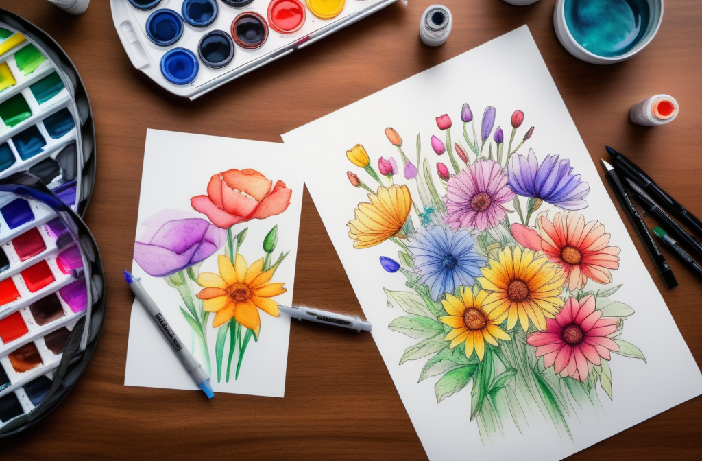 Coloring Pages Printable Flowers Bloom with Creativity!-2014235954