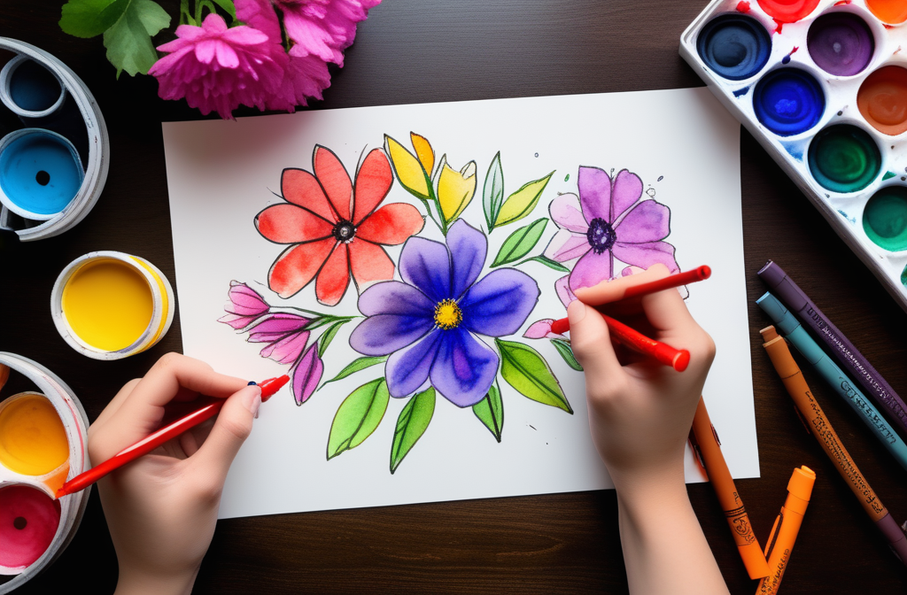 Coloring Pages Printable Flowers Bloom with Creativity!