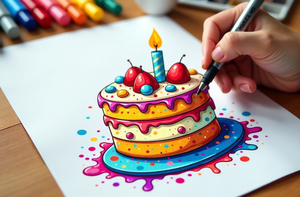 Happy Birthday Coloring Pages Celebrate with Creative Fun!