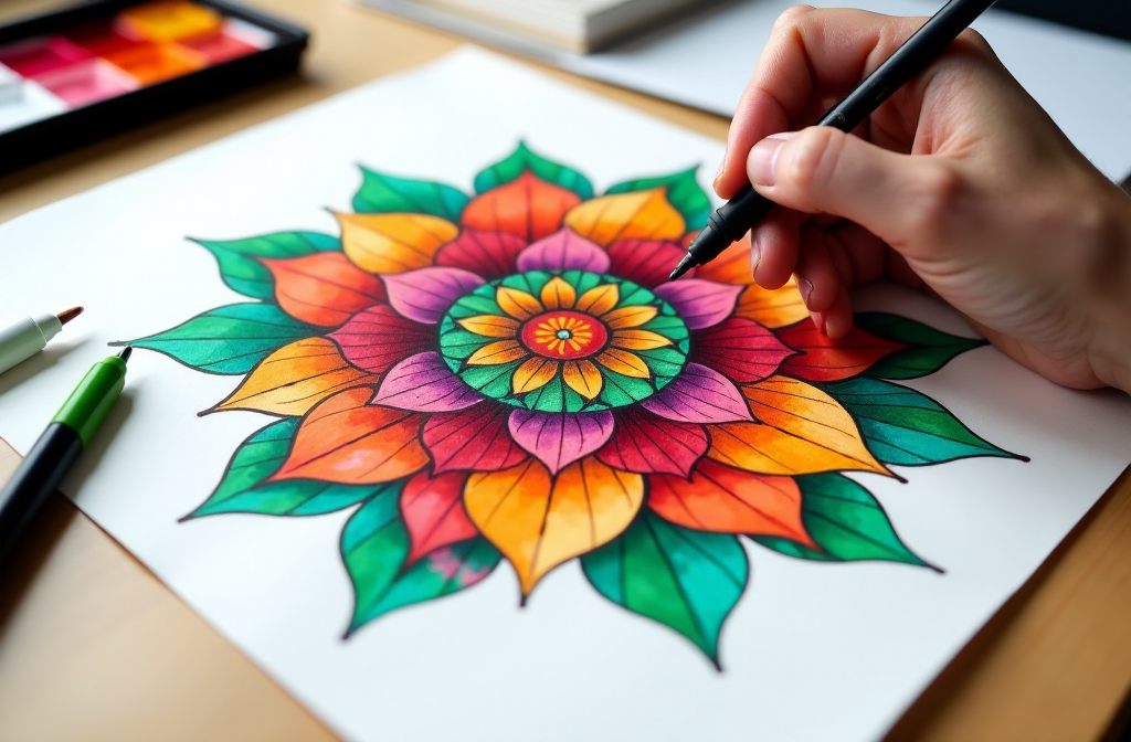 Mandala Coloring Pages Unlock Calm & Creativity-4179317620