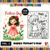 Dad's Special Day fathers day coloring page VOL 2 Fun! Diapositive1