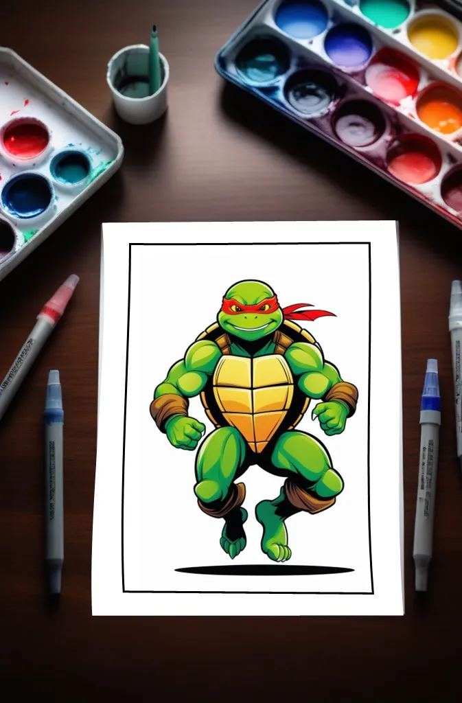 Ninja Turtles Coloring Pages For All Age