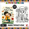 Fun fathers day coloring pages VOL 1