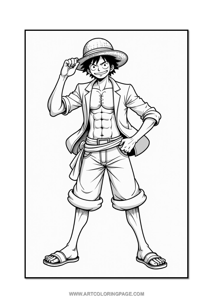 One Piece Coloring Pages Collection for All Ages