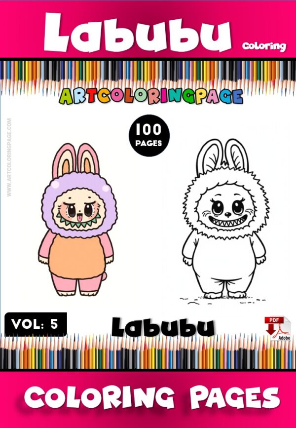 Labubu Coloring Book Vol 5: Your Next Creative Escape!