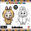 Labubu Printable for All Ages Vol. 8 Your Next Coloring Adventure!