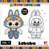 Labubu Drawing Easy for All Age Vol 7: Start Your Art Journey!