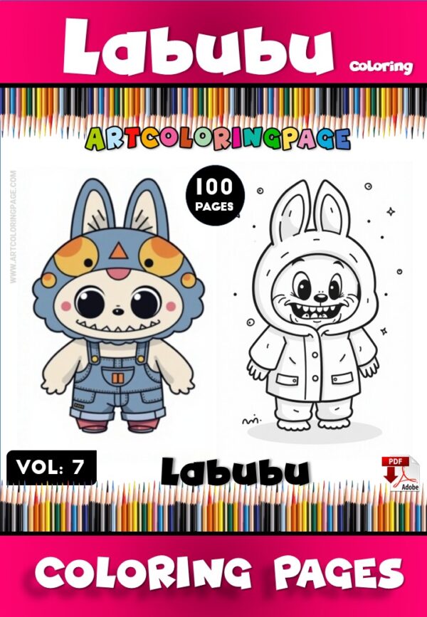 Labubu Drawing Easy for All Age Vol 7: Start Your Art Journey!