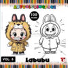Labubu Printable for All Ages Vol. 8: Your Next Coloring Adventure!