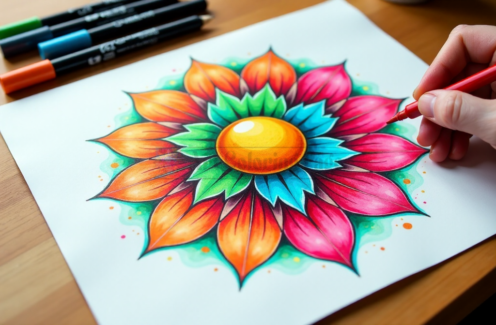 What are Mandala Coloring Page Unlocking Creativity and Calm