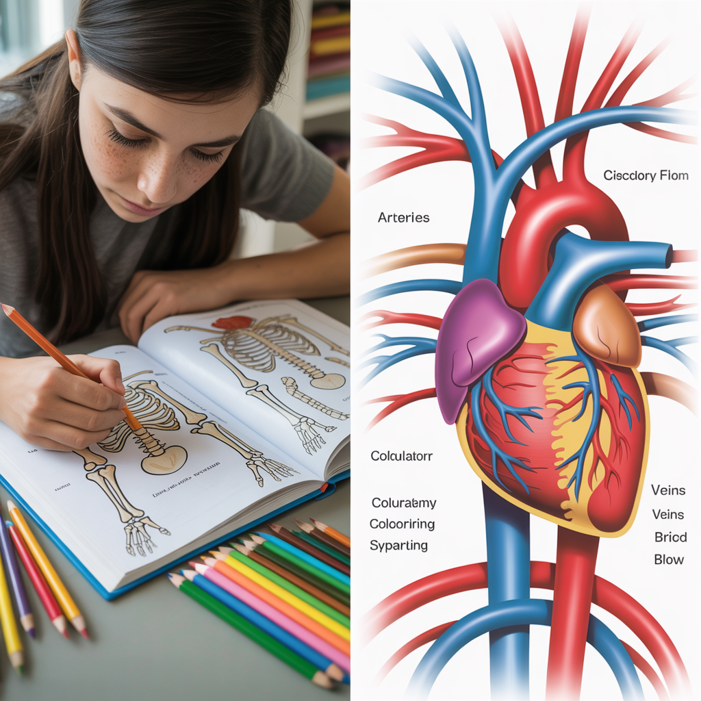 Anatomy Coloring Book Your Visual Guide to the Human Body